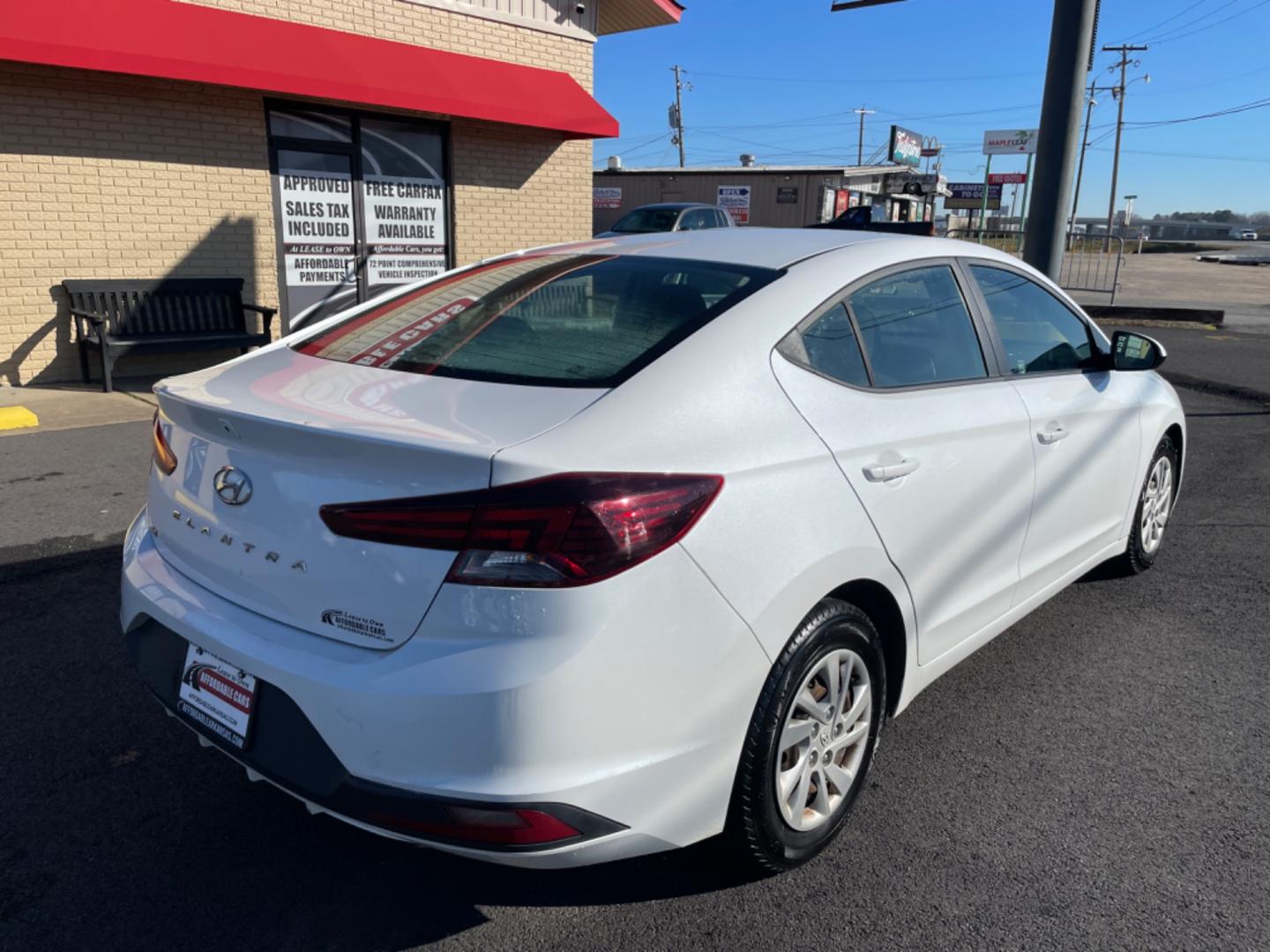 2020 White Hyundai Elantra (5NPD74LF3LH) with an 4-Cyl, 2.0 Liter engine, Automatic, IVT transmission, located at 8008 Warden Rd, Sherwood, AR, 72120, (501) 801-6100, 34.830078, -92.186684 - Photo#7